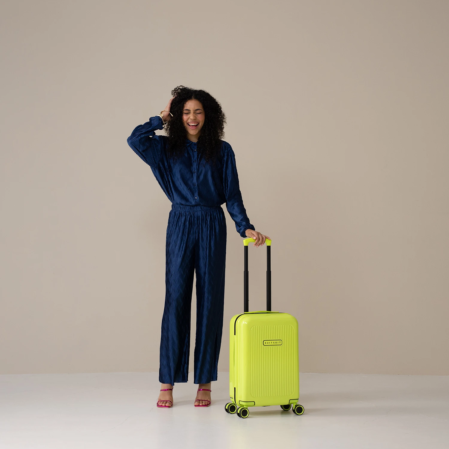 Expression - Cyber Lime - Handbagage (55 Cm) 2 Expression - Cyber Lime - Handbagage (55 Cm) - Afbeelding 2