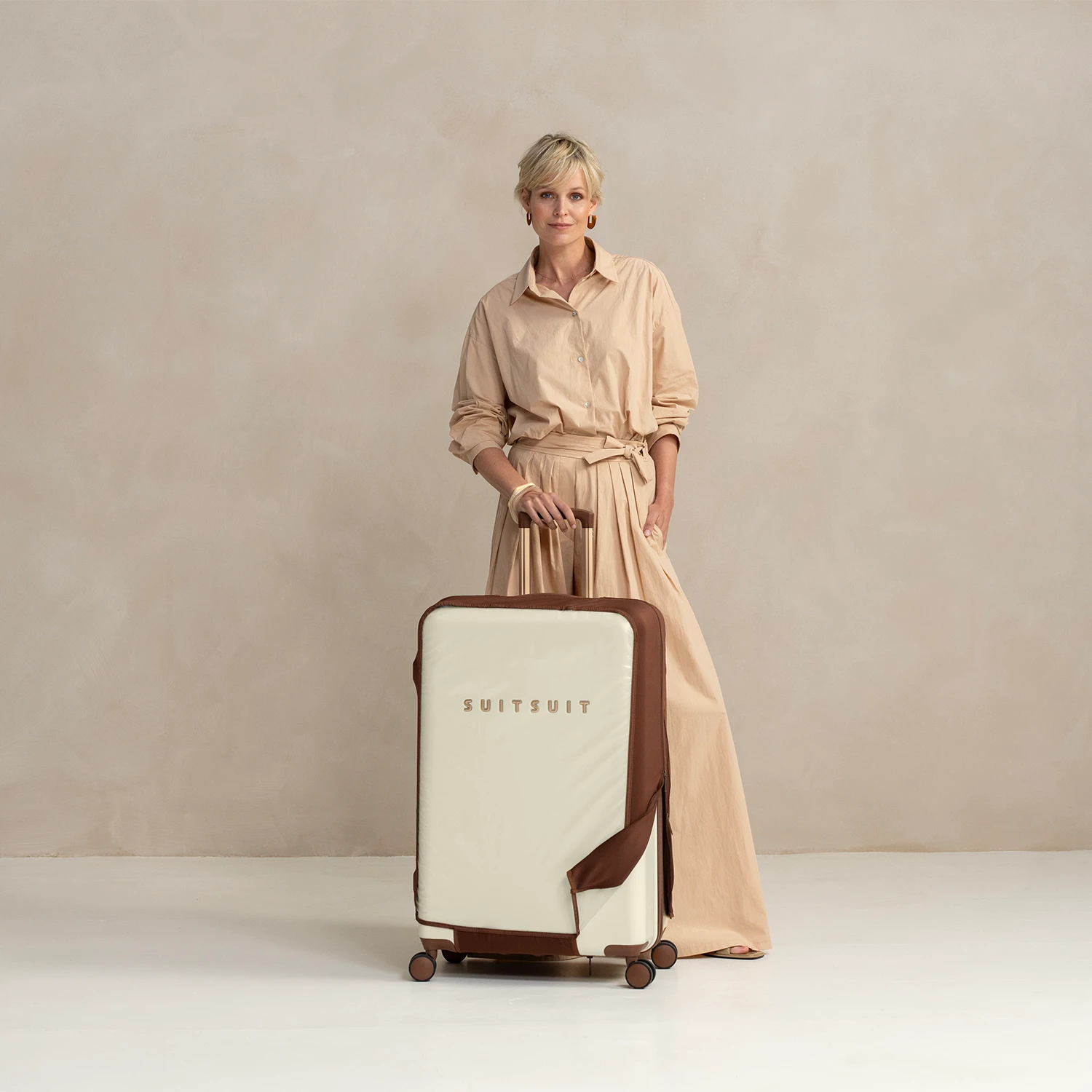 Fab Seventies - Burned Caramel - Beschermhoes (76 Cm) 2 Fab Seventies - Burned Caramel - Beschermhoes (76 Cm) - Afbeelding 2