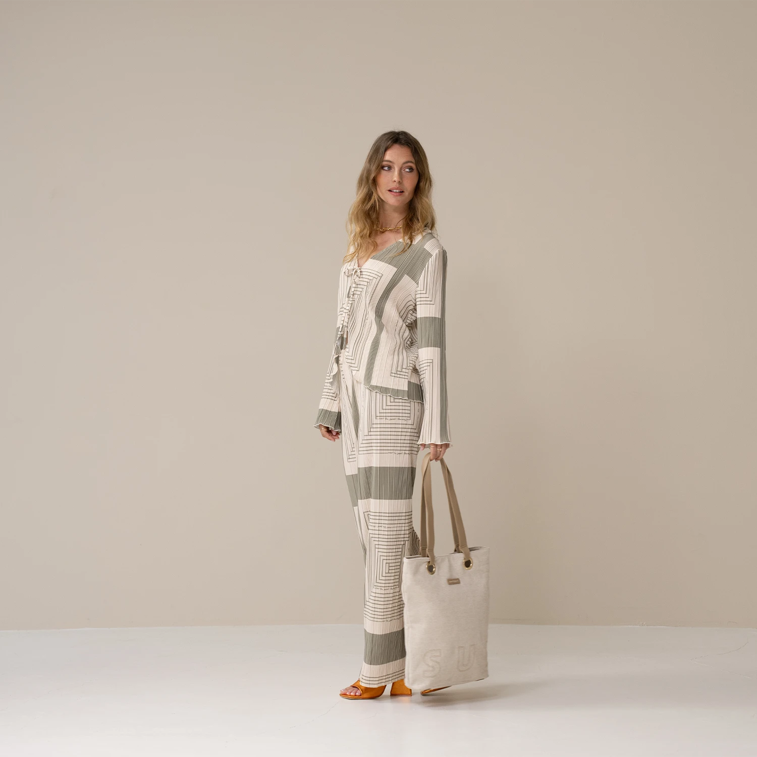 Fusion - Natural Linen - Upright Bag 2 Fusion - Natural Linen - Upright Bag - Afbeelding 2