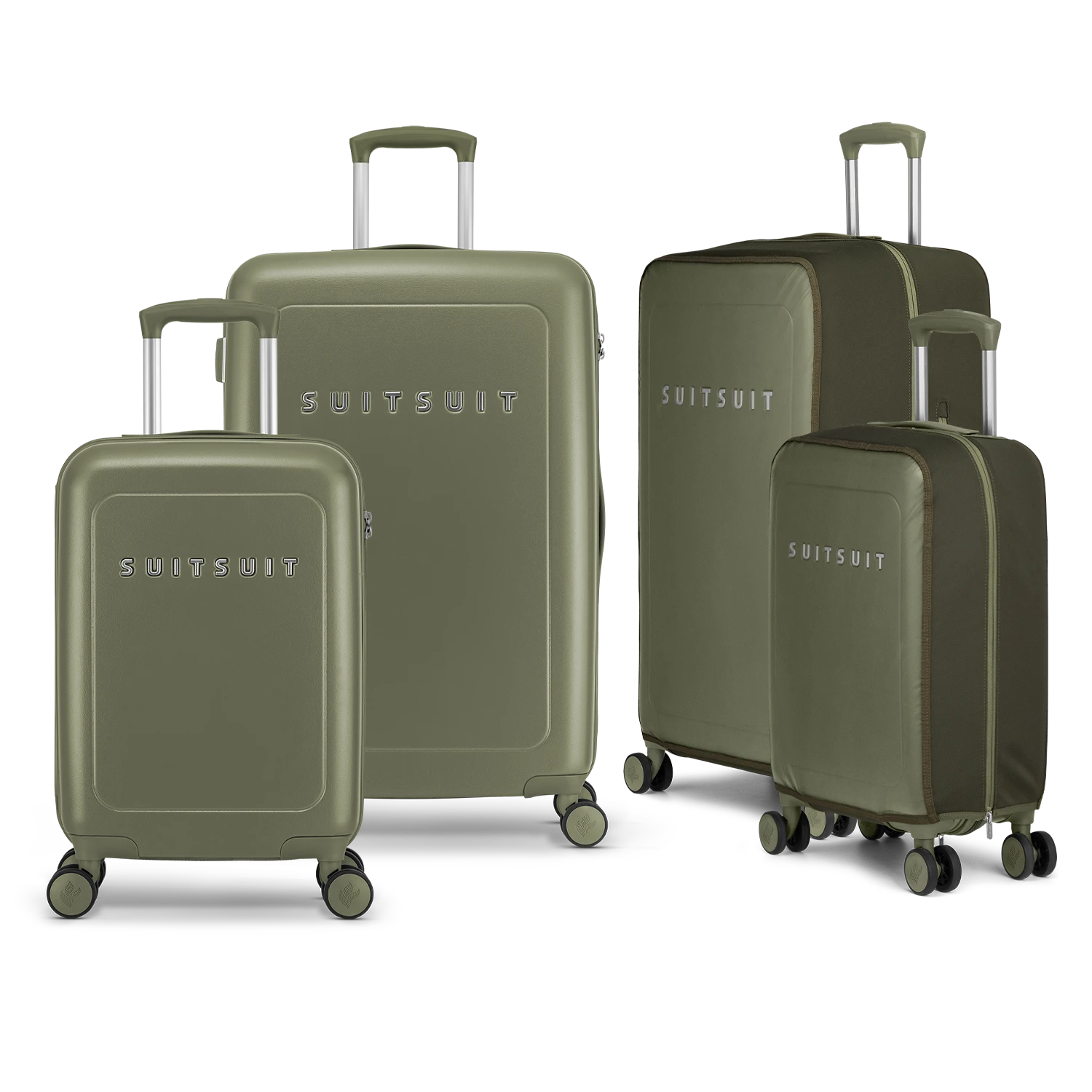 Natura - Dark Olive - Safe Travels Set (55/76 Cm) 1 Natura - Dark Olive - Safe Travels Set (55/76 Cm)