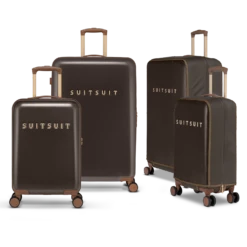 Fab Seventies Classic - Espresso Black - Safe Travels Set (55/76 Cm)