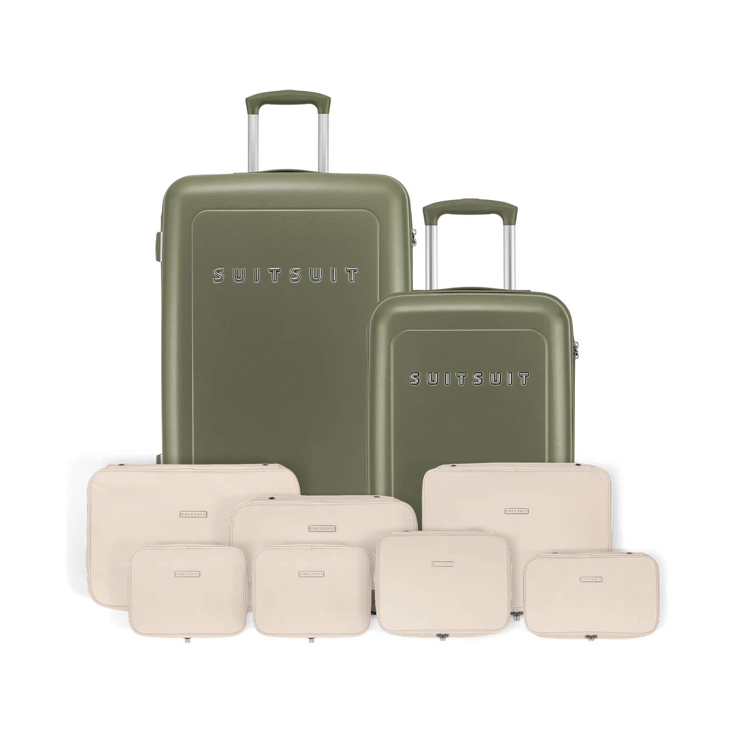 Natura - Dark Olive - Perfect Packing Set (55/76 Cm) 1 Natura - Dark Olive - Perfect Packing Set (55/76 Cm)