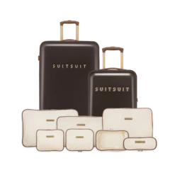 Fab Seventies Classic - Espresso Black - Perfect Packing Set (55/76 Cm)