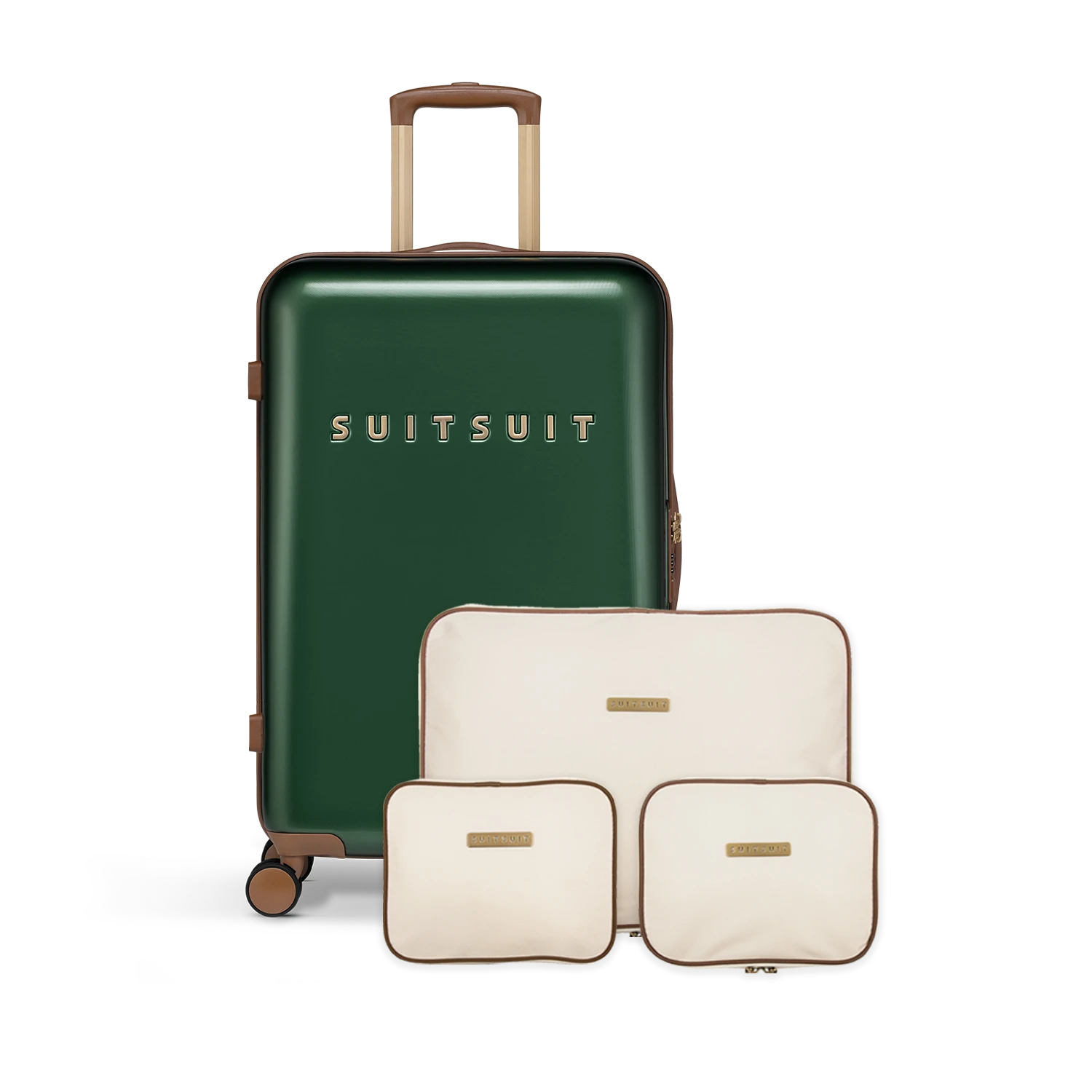 Fab Seventies Classic - Beetle Green - Perfect Packing Set (66 Cm) 1 Fab Seventies Classic - Beetle Green - Perfect Packing Set (66 Cm)