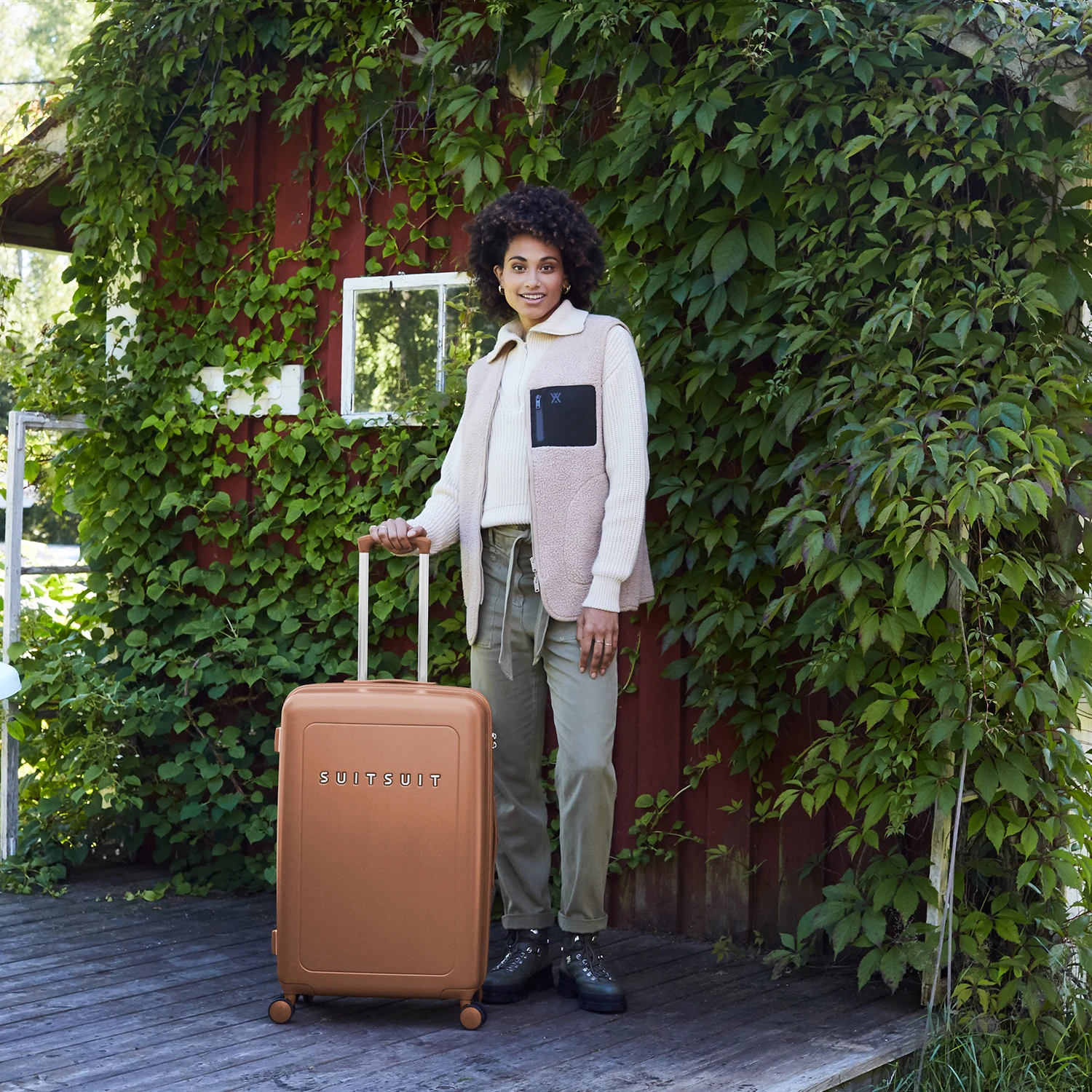 Natura - Maroon Oak - Safe Travels Set (55/76 Cm) 2 Natura - Maroon Oak - Safe Travels Set (55/76 Cm) - Afbeelding 2