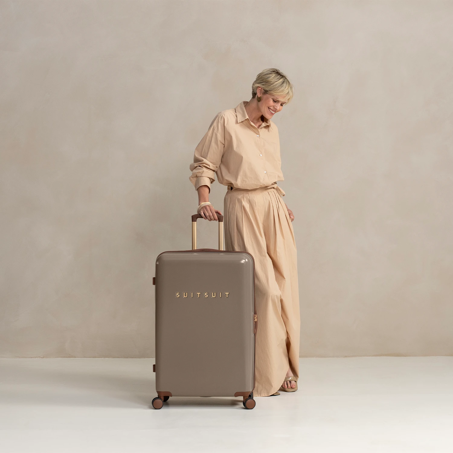 Fab Seventies - Taupe - Perfect Packing Set (76 CM) 2 Fab Seventies - Taupe - Perfect Packing Set (76 CM) - Afbeelding 2